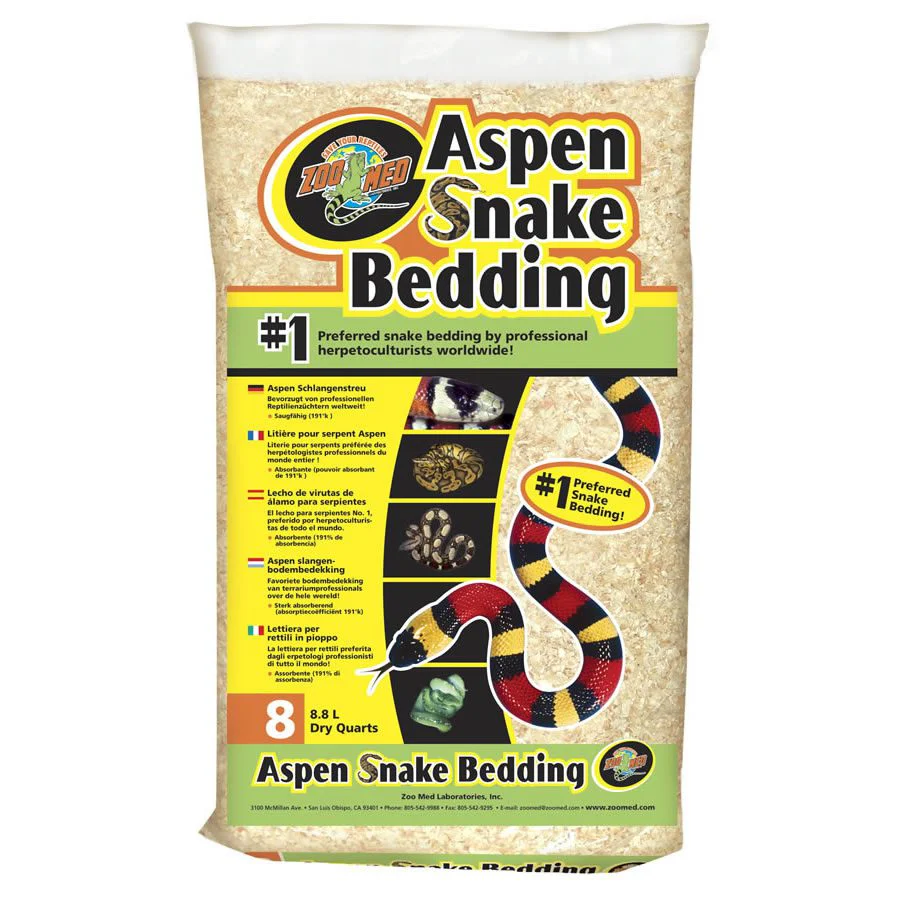 Zoo-Med Aspen Snake Bedding - 8.8l
