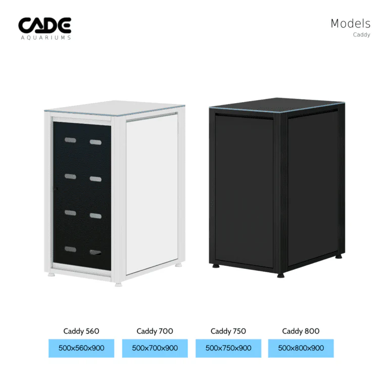 CADE Caddy Accessories Cabinet 500x750x900-Black - Image 2