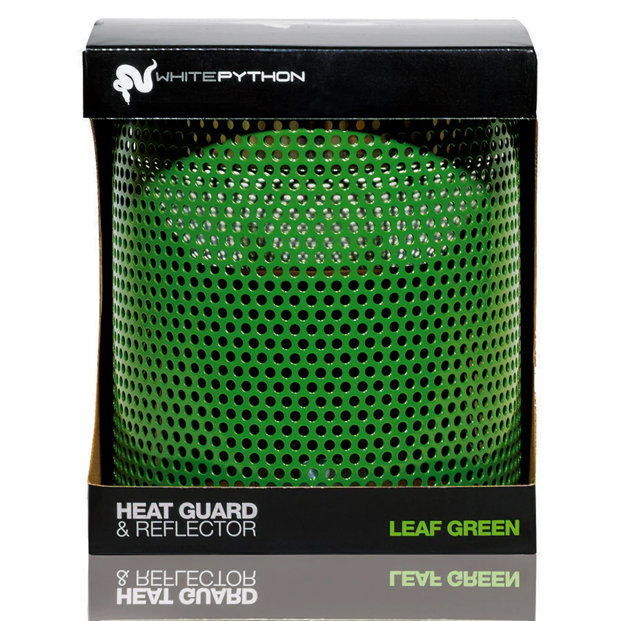 White Python Heat Guard & Reflector, Leaf Green