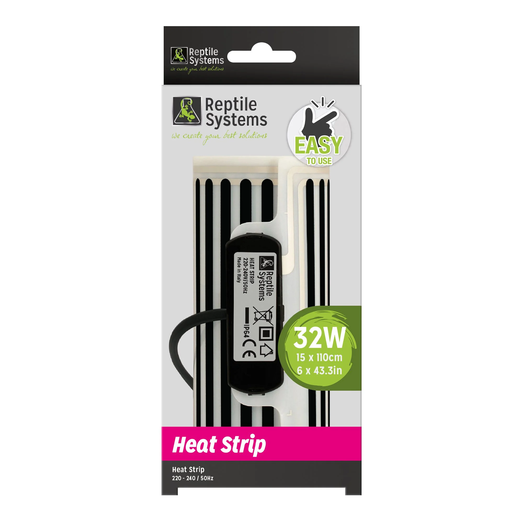Reptile Systems Heating Strip 32w 110cmx15cm