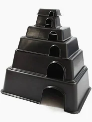 HerpXotics Black Plastic Hide