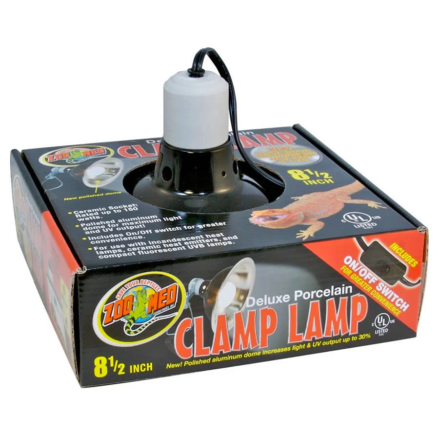Zoo-Med Porcelain Clamp Lamp 22cm