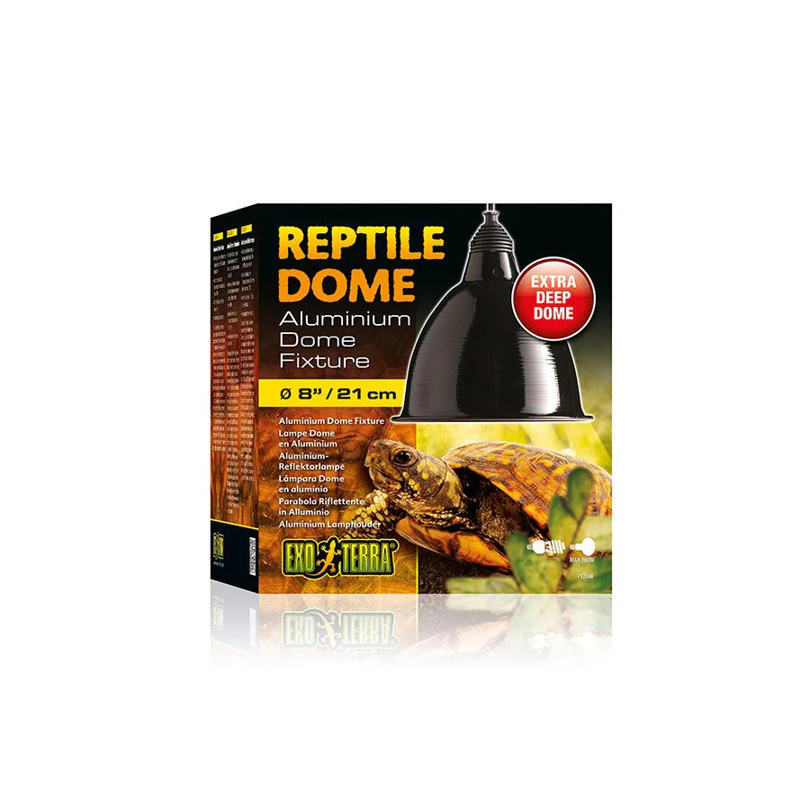 Exo-Terra Reptile Aluminium Dome Fixture 21cm
