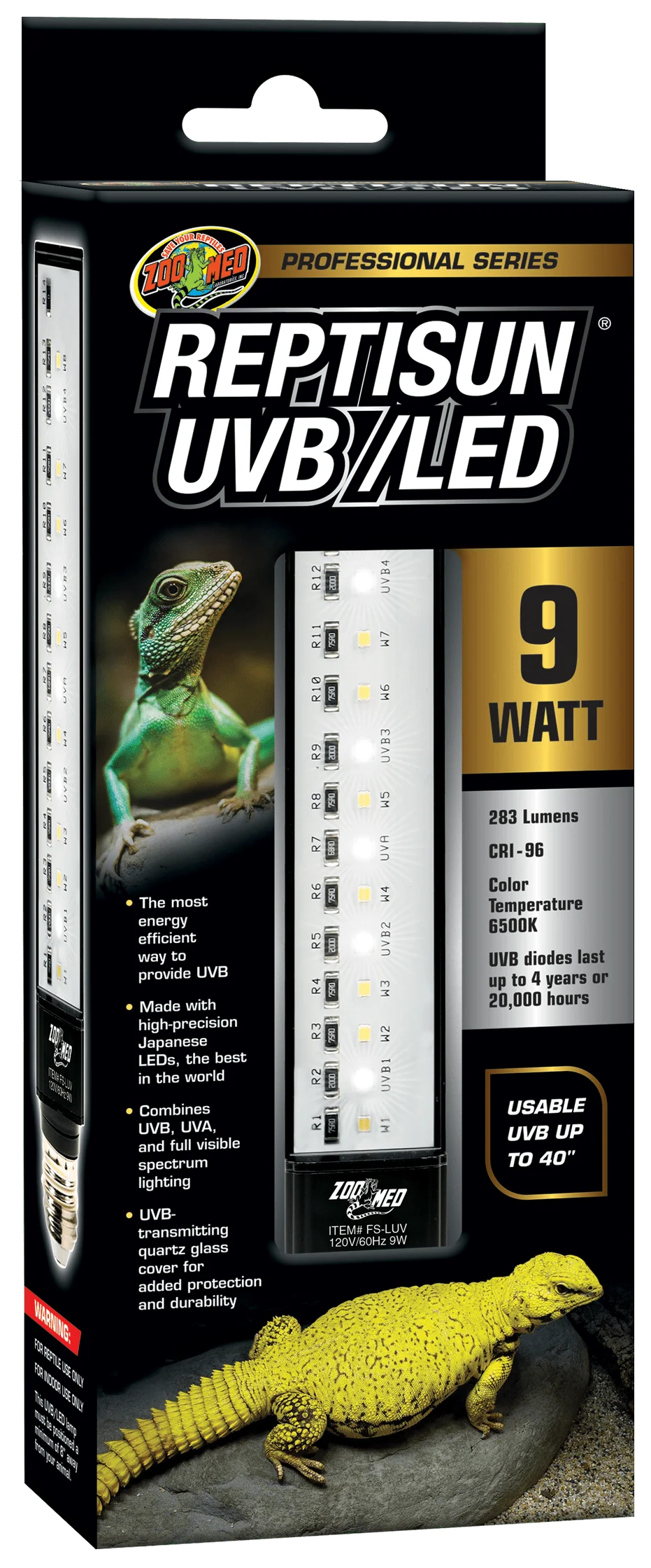 Zoo-Med Reptisun UVB LED 9w