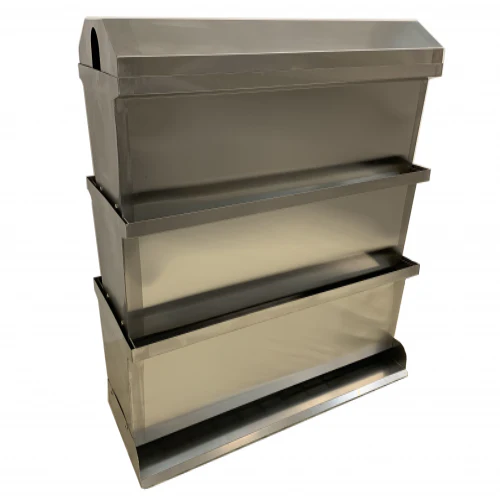 Burtons Three-Tier Stainless Steel Shower