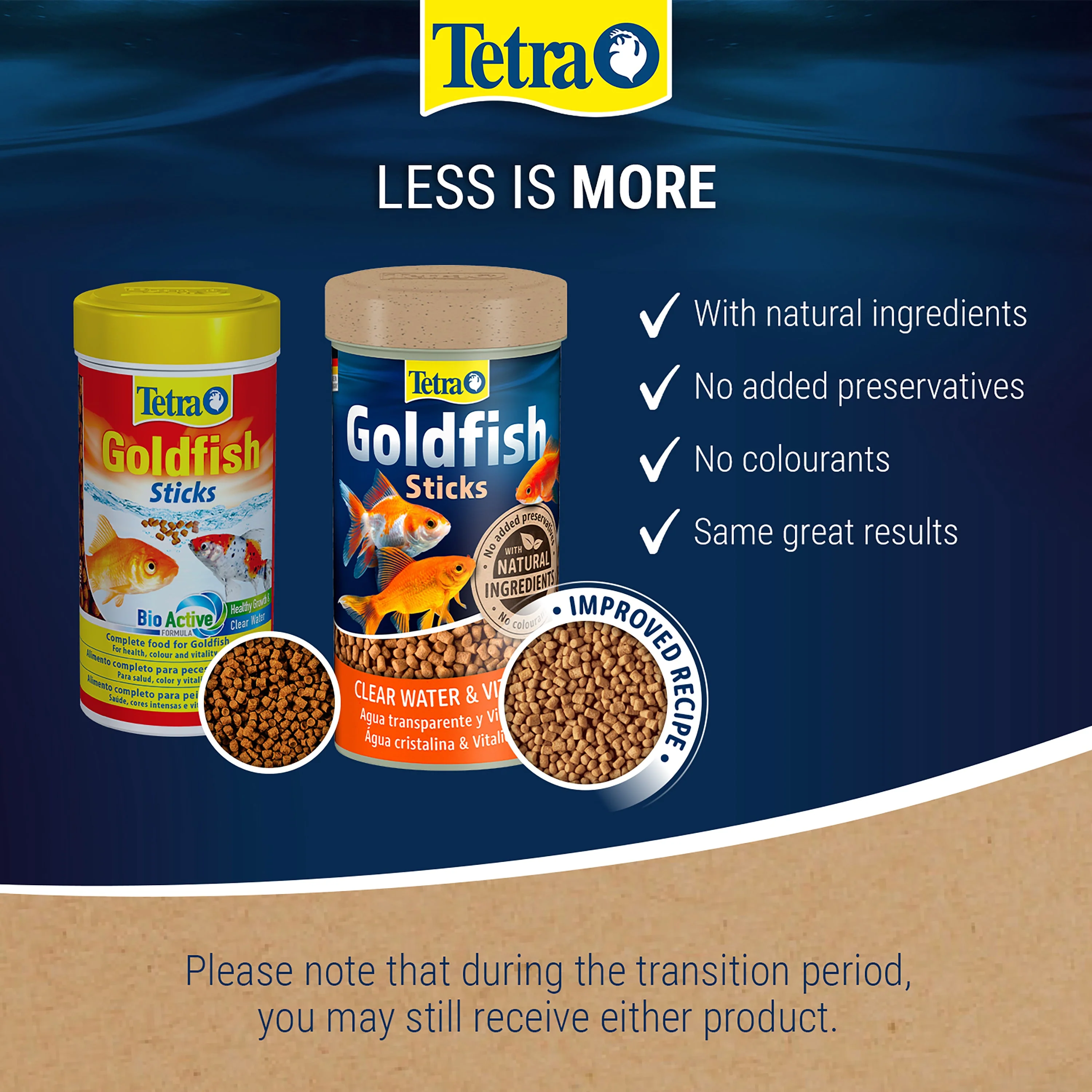 Tetra Goldfish Floating Foodsticks for Coldwater Aquaria 34g - Image 3