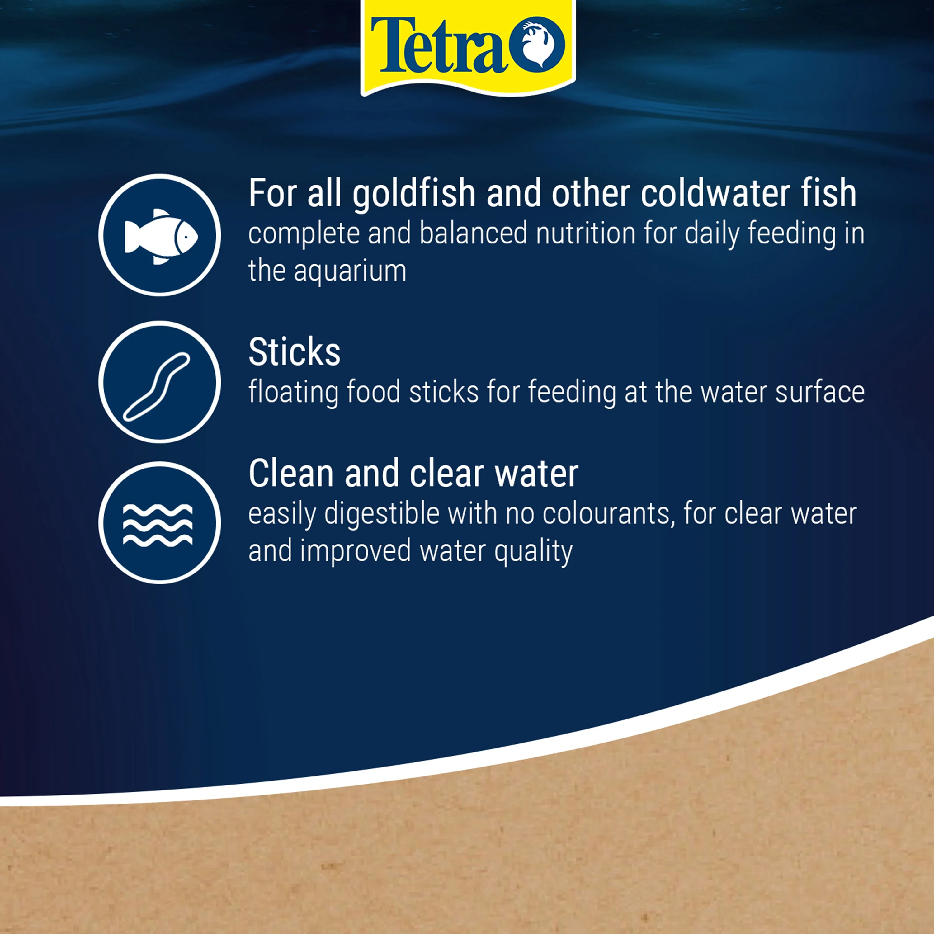 Tetra Goldfish Floating Foodsticks for Coldwater Aquaria 34g - Image 4